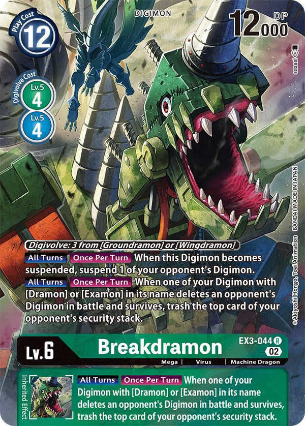 Breakdramon [EX3-044] (Alternate Art) [Draconic Roar] | Shuffle n Cut Hobbies & Games