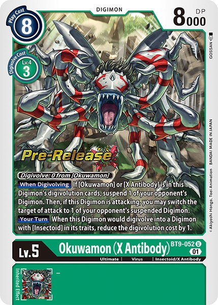 Okuwamon (X Antibody) [BT9-052] [X Record Pre-Release Promos] | Shuffle n Cut Hobbies & Games