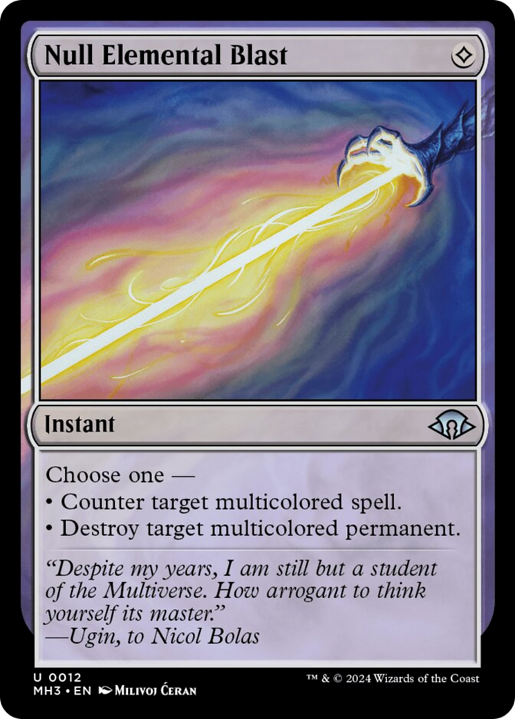 Null Elemental Blast [Modern Horizons 3] | Shuffle n Cut Hobbies & Games