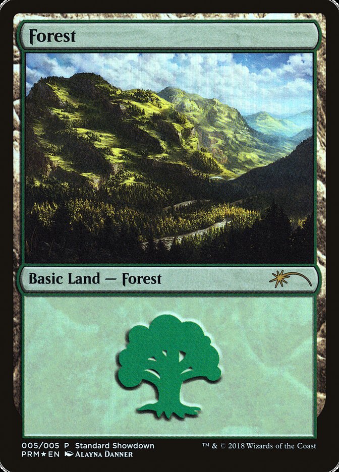 Forest (Alayna Danner) [Standard Showdown Promos] | Shuffle n Cut Hobbies & Games