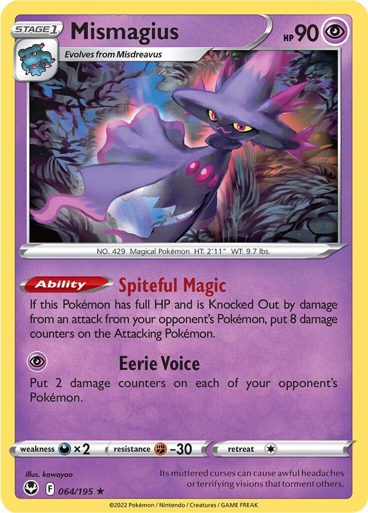 Mismagius (064/195) [Sword & Shield: Silver Tempest] | Shuffle n Cut Hobbies & Games