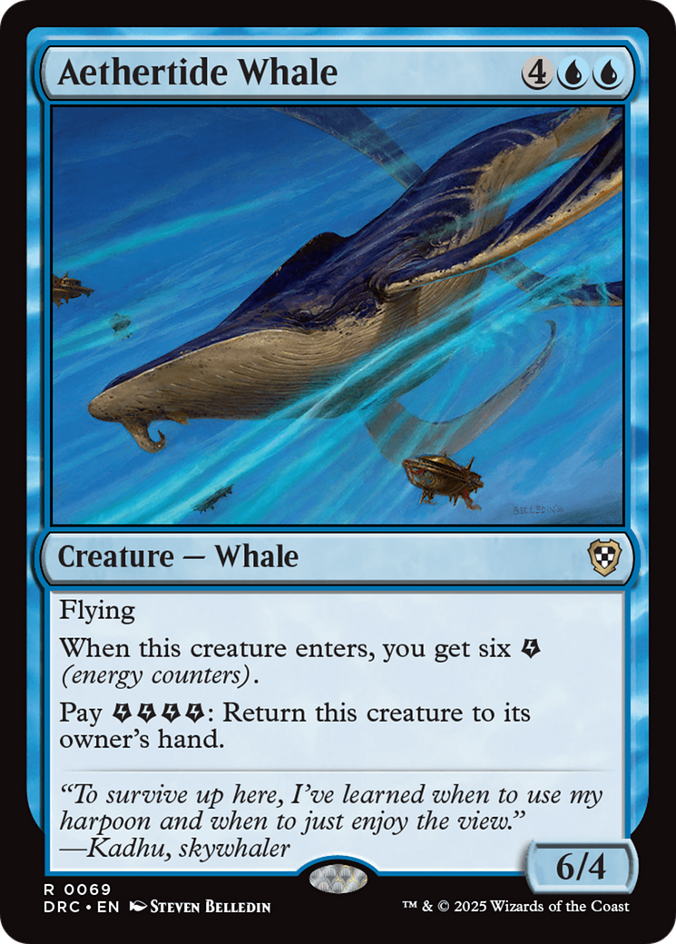 Aethertide Whale [Aetherdrift Commander] | Shuffle n Cut Hobbies & Games