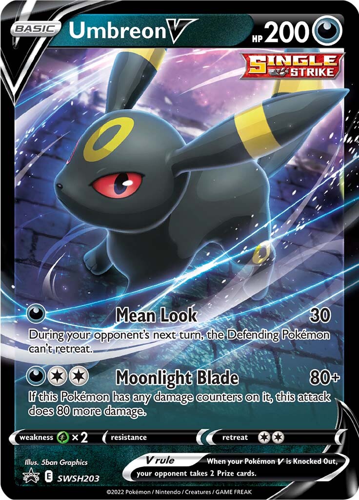 Umbreon V (SWSH203) [Sword & Shield: Black Star Promos] | Shuffle n Cut Hobbies & Games