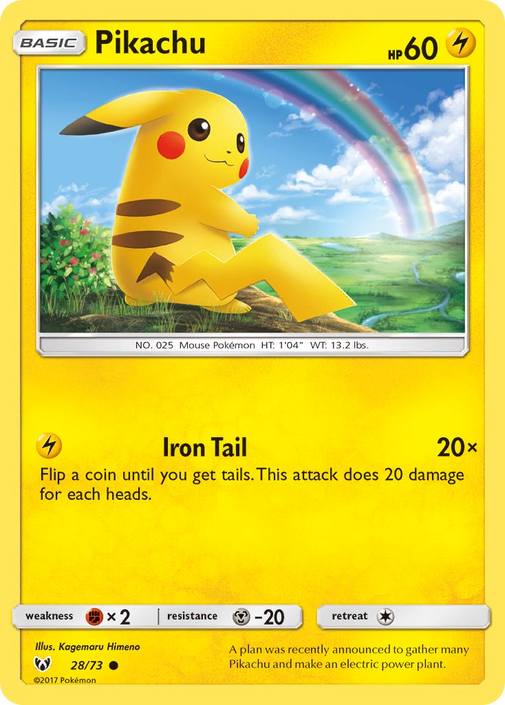 Pikachu (28/73) (Water Web Holo) [Miscellaneous Cards] | Shuffle n Cut Hobbies & Games