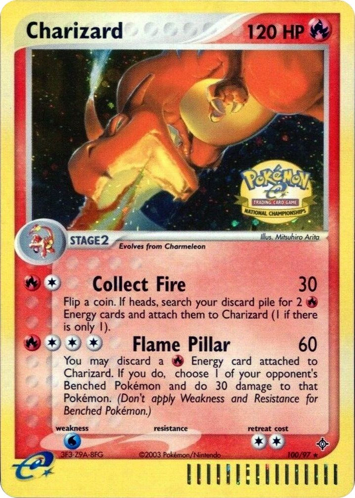 Charizard (100/097) (National Championships) [League & Championship Cards] | Shuffle n Cut Hobbies & Games