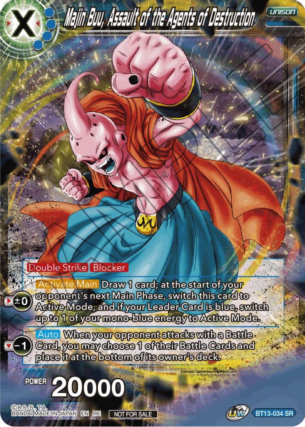 Majin Buu, Assault of the Agents of Destruction (Championship Selection Pack 2023 Vol.1) (BT13-034) [Tournament Promotion Cards] | Shuffle n Cut Hobbies & Games