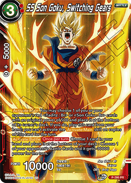 SS Son Goku, Switching Gears (P-295) [Tournament Promotion Cards] | Shuffle n Cut Hobbies & Games