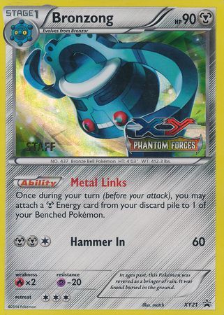 Bronzong (XY21) (Staff) [XY: Black Star Promos] | Shuffle n Cut Hobbies & Games