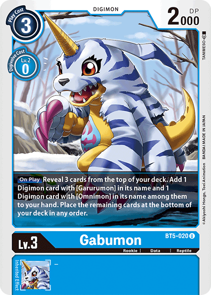 Gabumon [BT5-020] [Battle of Omni] | Shuffle n Cut Hobbies & Games