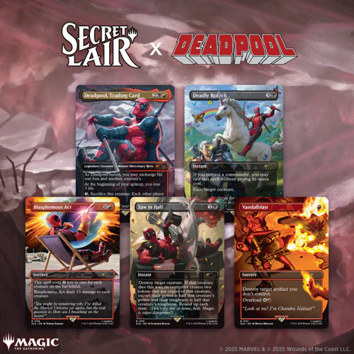 Secret Lair Drop: Secret Lair x Marvel's Deadpool - April Pool's Day! (ETA 20/4/2025) | Shuffle n Cut Hobbies & Games