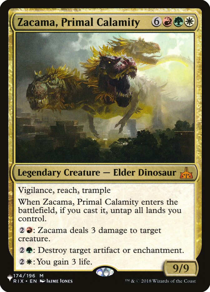 Zacama, Primal Calamity [The List] | Shuffle n Cut Hobbies & Games