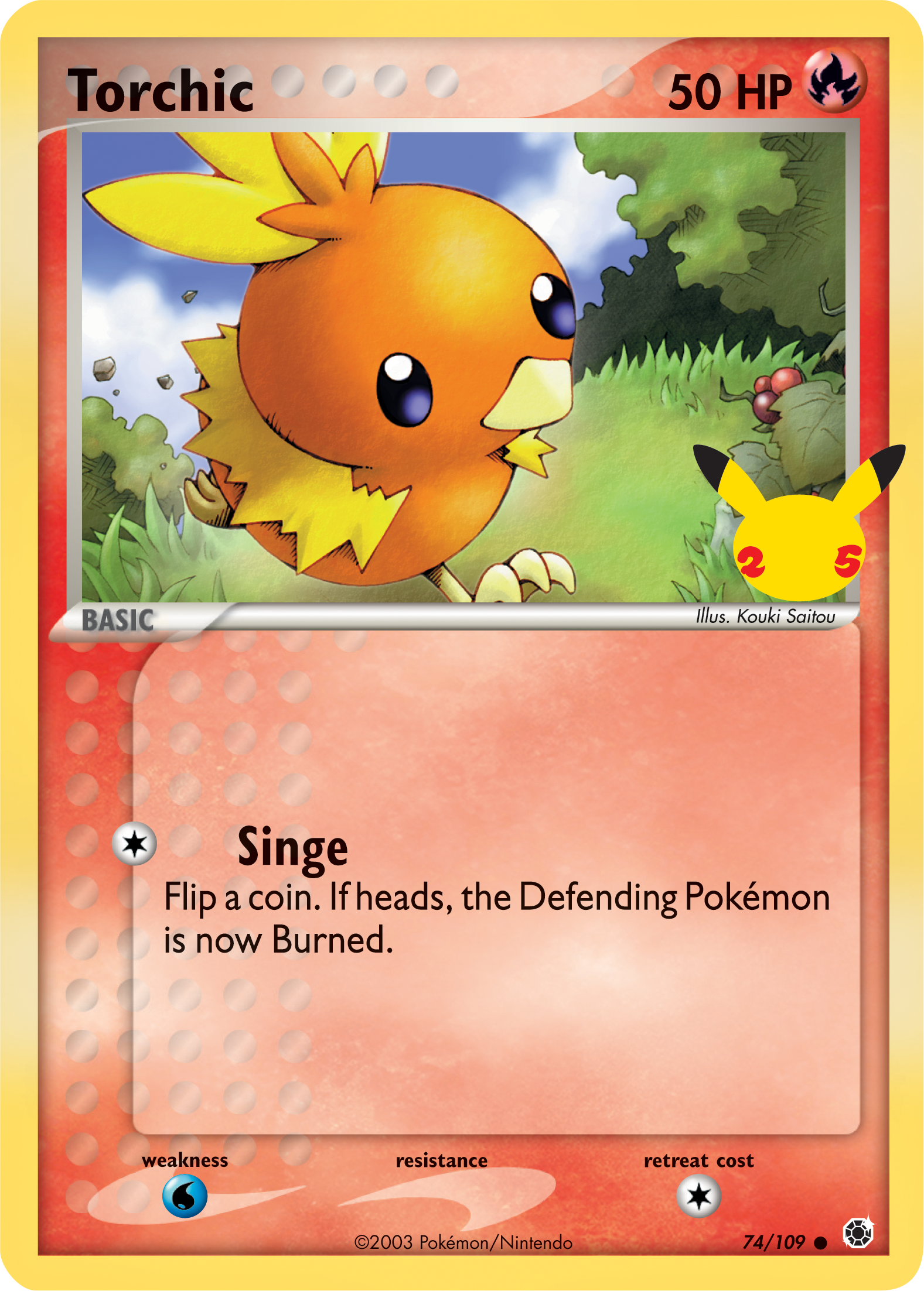 Torchic (74/109) (Jumbo Card) [First Partner Pack] | Shuffle n Cut Hobbies & Games