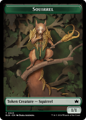 Squirrel // Starscape Cleric Double-Sided Token [Bloomburrow Tokens] | Shuffle n Cut Hobbies & Games