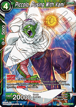 Piccolo, Fusing With Kami (BT17-076) [Ultimate Squad] | Shuffle n Cut Hobbies & Games