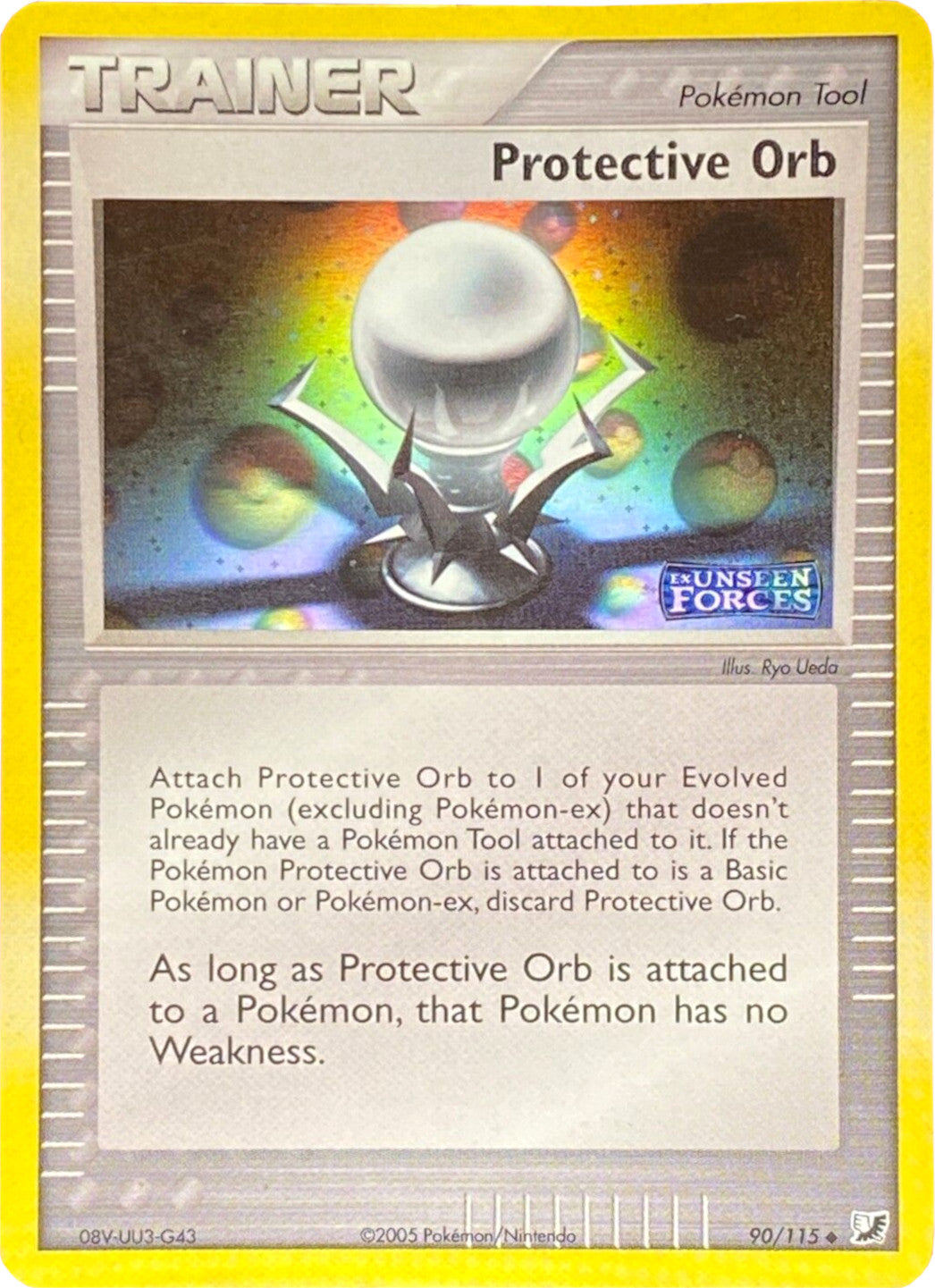 Protective Orb (90/115) (Stamped) [EX: Unseen Forces] | Shuffle n Cut Hobbies & Games