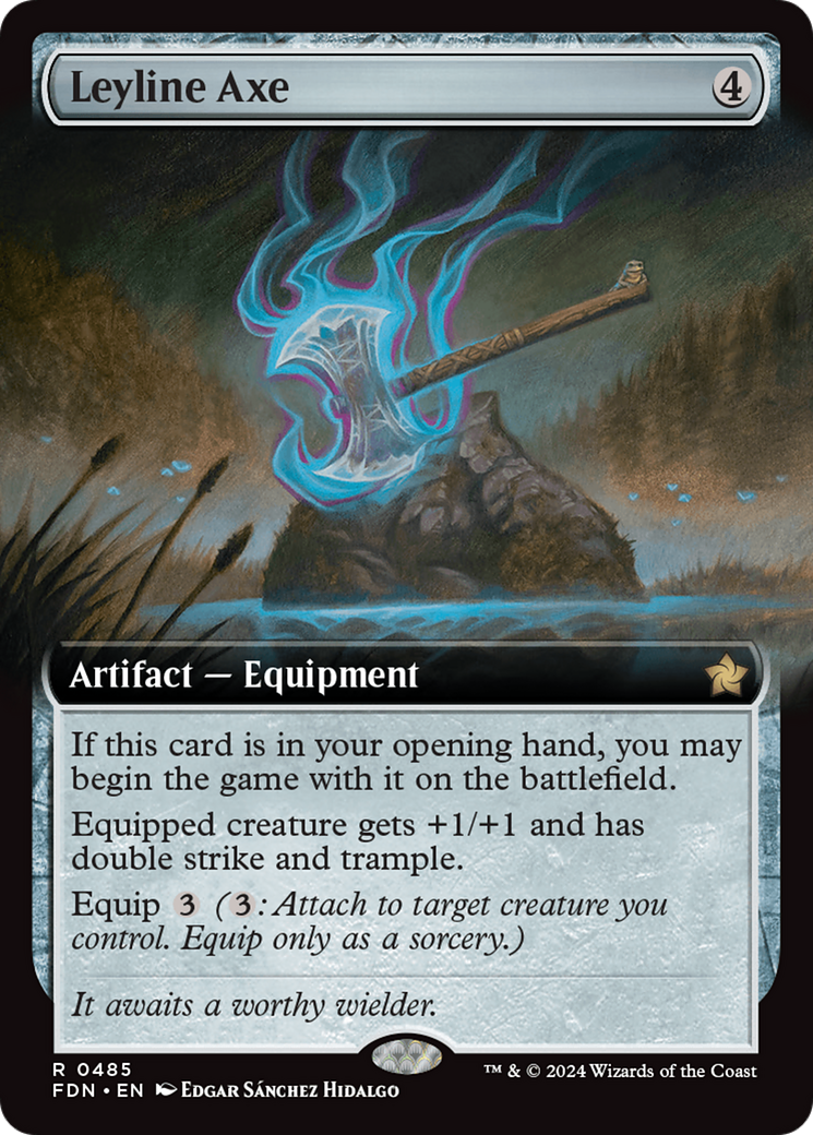 Leyline Axe (Extended Art) [Foundations] | Shuffle n Cut Hobbies & Games