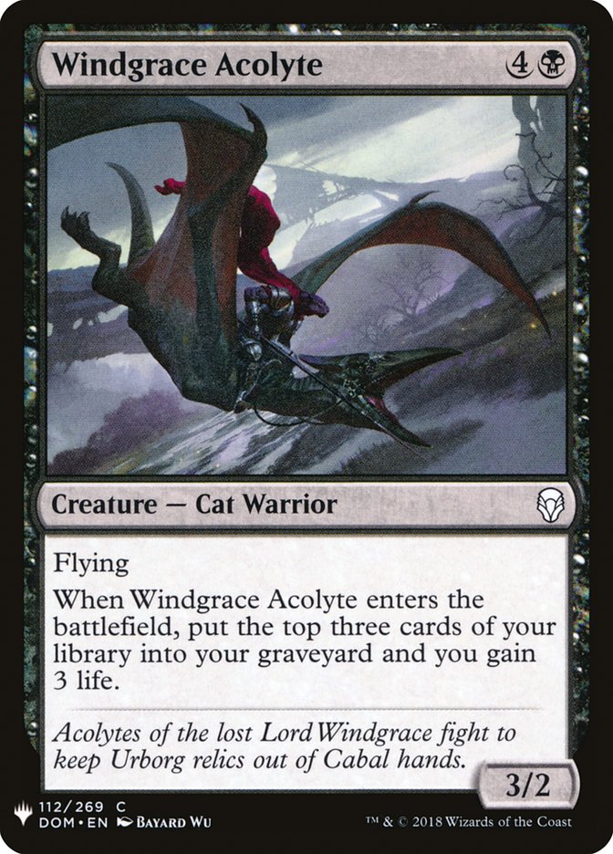 Windgrace Acolyte [Mystery Booster] | Shuffle n Cut Hobbies & Games