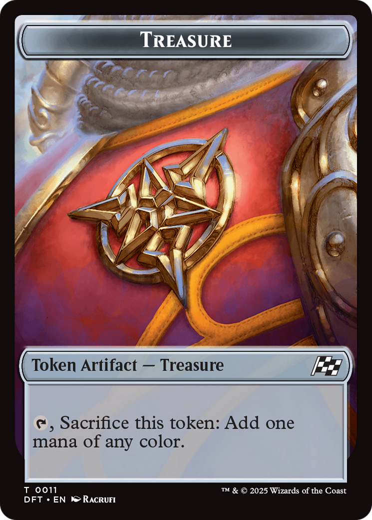 Nalaar Aetherjet // Treasure Double-Sided Token [Aetherdrift Tokens] | Shuffle n Cut Hobbies & Games