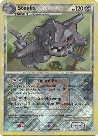 Steelix (24/95) (League Promo) [HeartGold & SoulSilver: Unleashed] | Shuffle n Cut Hobbies & Games