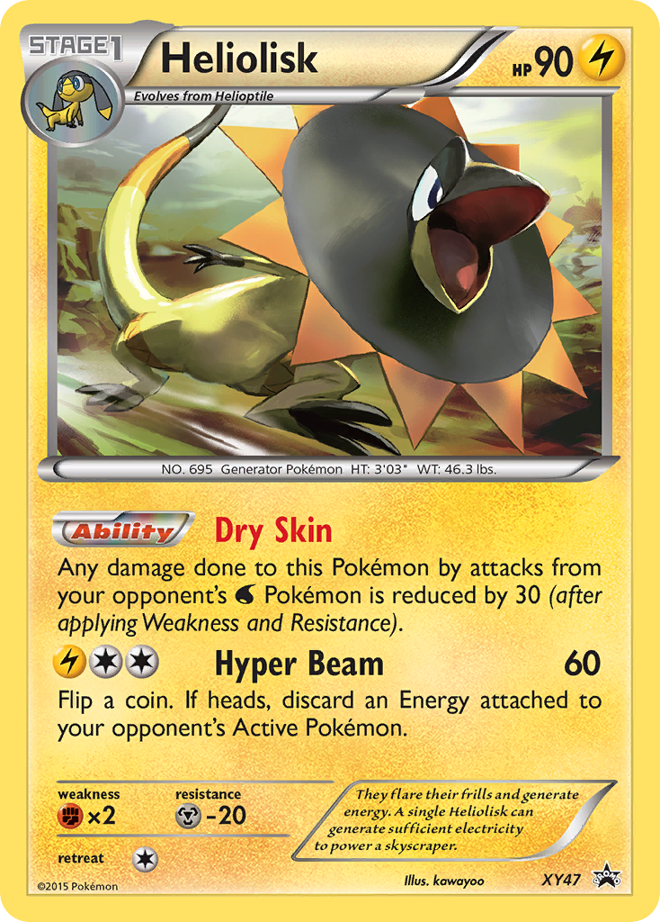 Heliolisk (XY47) [XY: Black Star Promos] | Shuffle n Cut Hobbies & Games