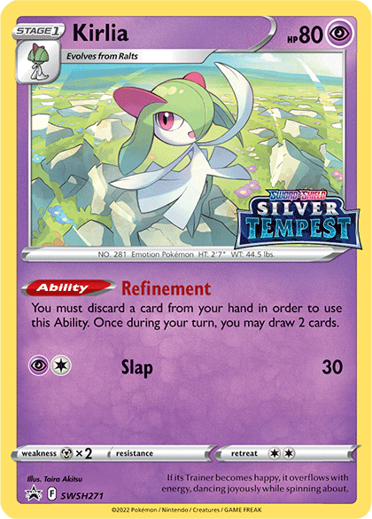 Kirlia (SWSH271) (Prerelease) [Sword & Shield: Black Star Promos] | Shuffle n Cut Hobbies & Games