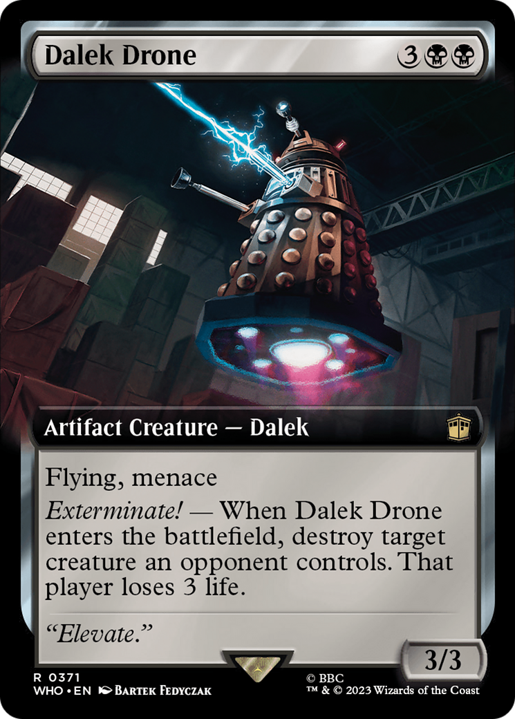 Dalek Drone (Extended Art) [Doctor Who] | Shuffle n Cut Hobbies & Games