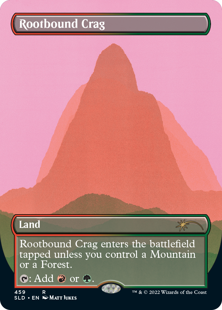 Rootbound Crag (Borderless) [Secret Lair Drop Series] | Shuffle n Cut Hobbies & Games