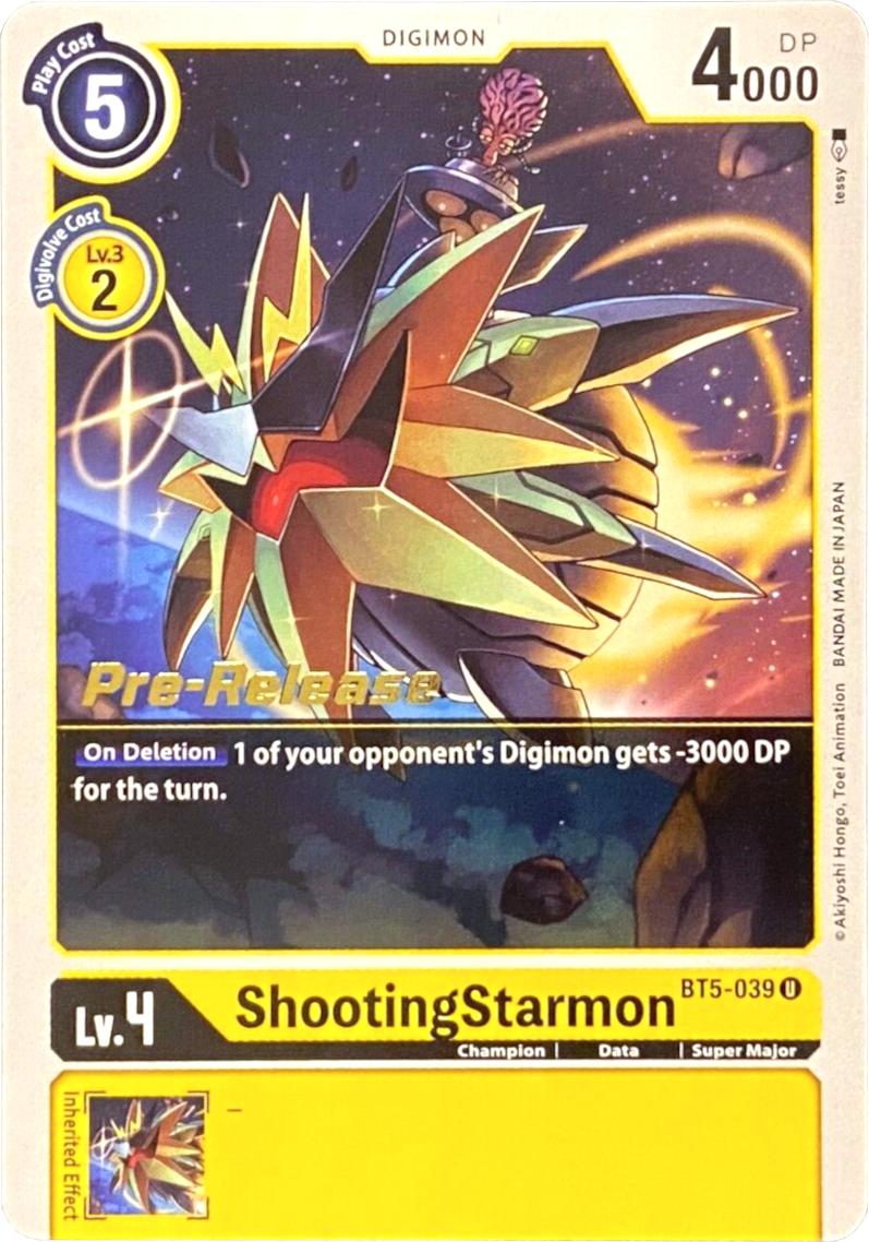 ShootingStarmon [BT5-039] [Battle of Omni Pre-Release Promos] | Shuffle n Cut Hobbies & Games