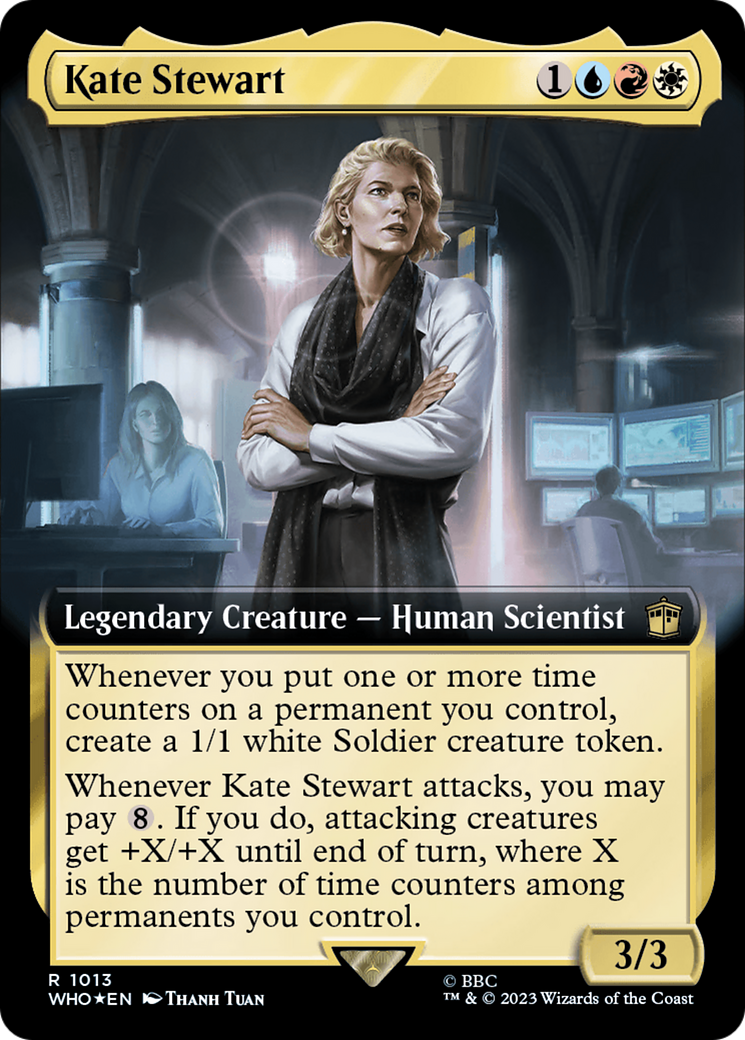 Kate Stewart (Extended Art) (Surge Foil) [Doctor Who] | Shuffle n Cut Hobbies & Games