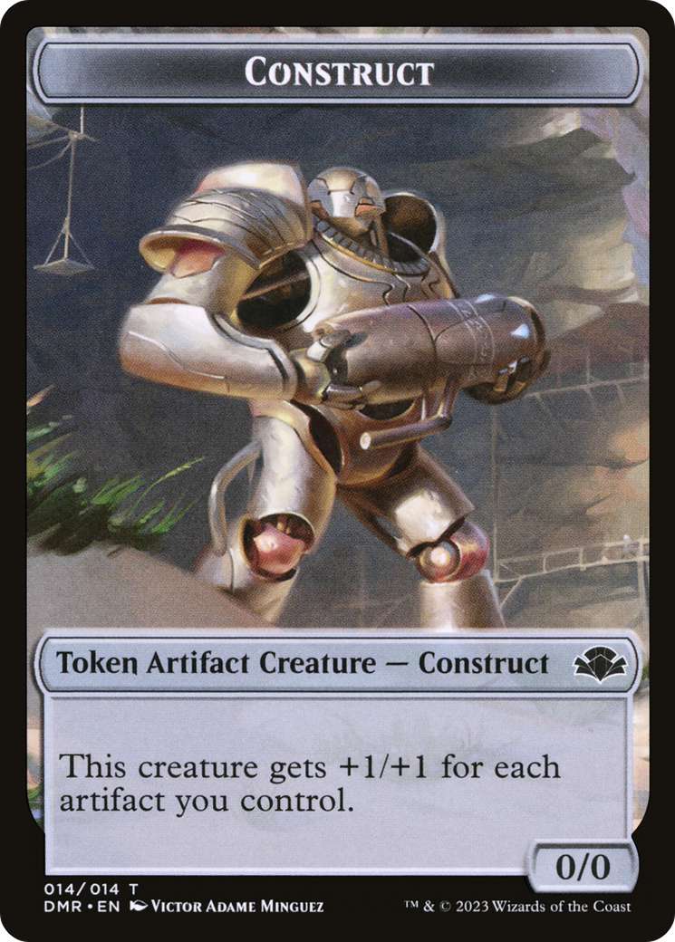 Construct Token [Dominaria Remastered Tokens] | Shuffle n Cut Hobbies & Games