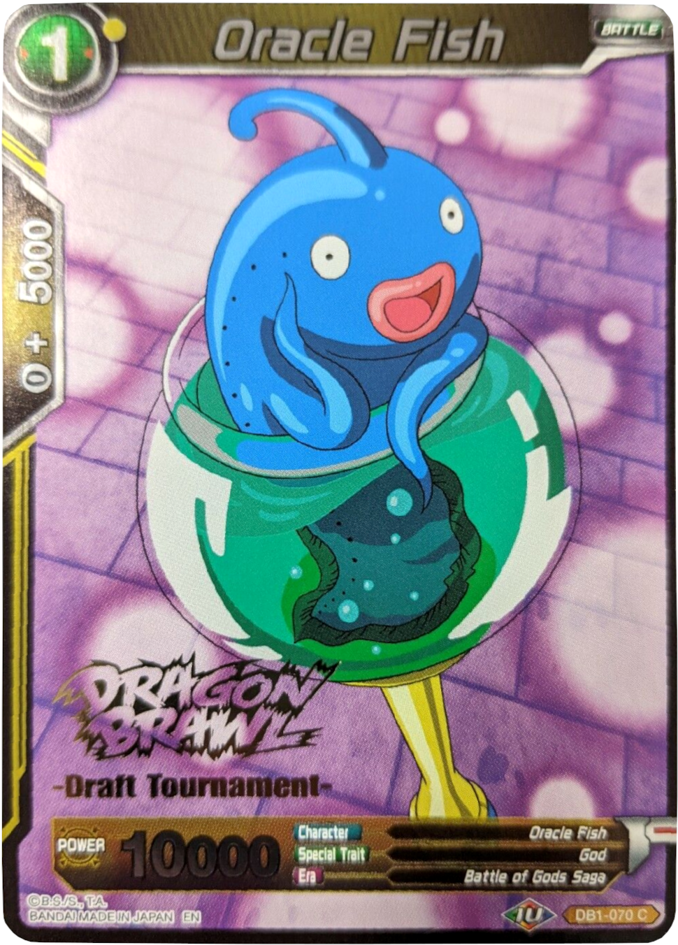 Oracle Fish (Dragon Brawl Draft Tournament Gold Stamped) (DB1-070) [Promotion Cards] | Shuffle n Cut Hobbies & Games