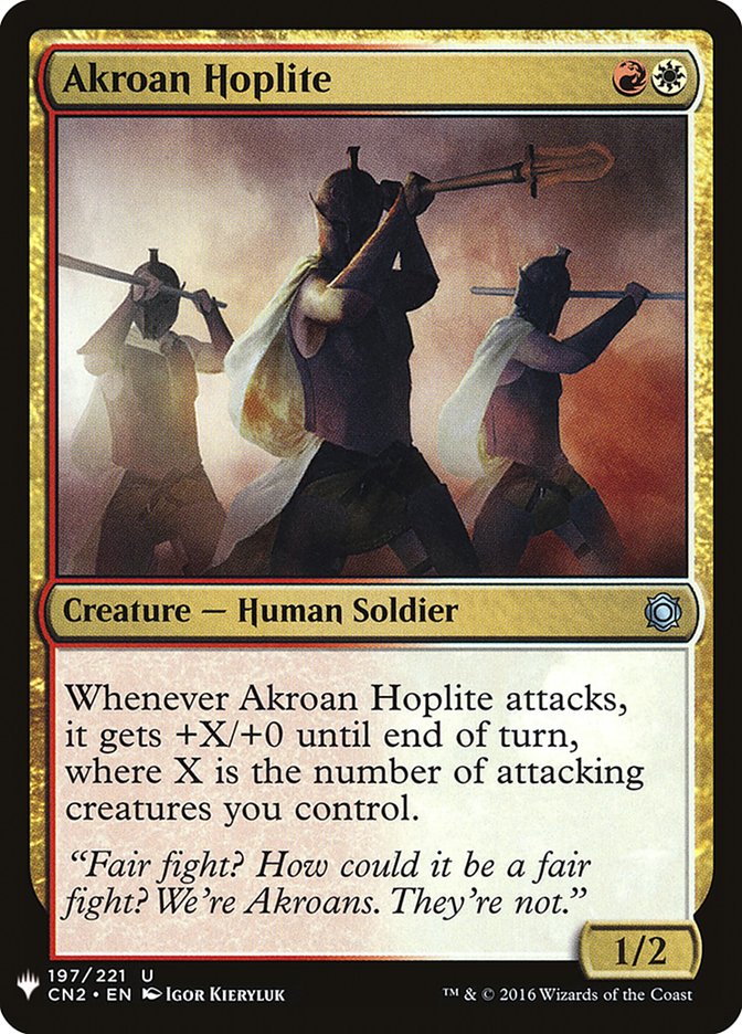 Akroan Hoplite [Mystery Booster] | Shuffle n Cut Hobbies & Games