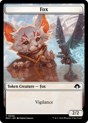 Phyrexian Germ // Fox Double-Sided Token [Modern Horizons 3 Tokens] | Shuffle n Cut Hobbies & Games