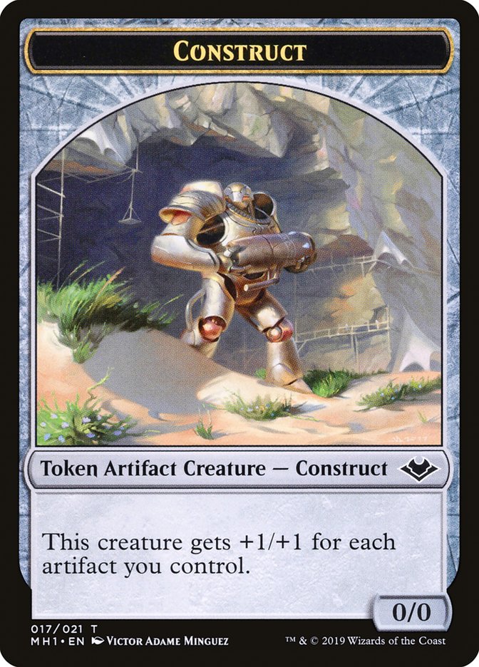 Elemental (008) // Construct (017) Double-Sided Token [Modern Horizons Tokens] | Shuffle n Cut Hobbies & Games