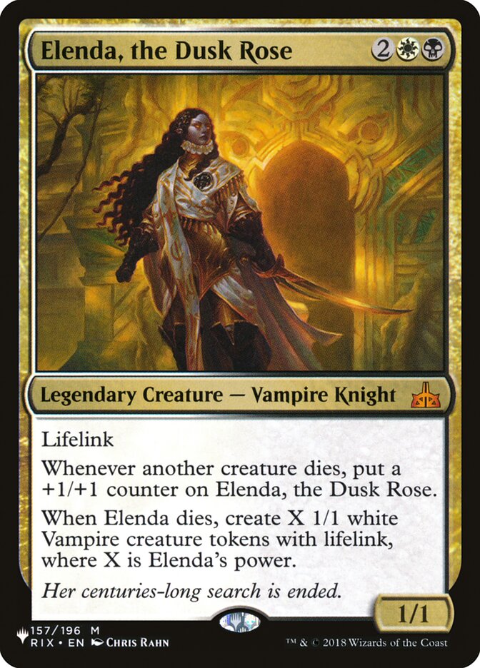 Elenda, the Dusk Rose [The List] | Shuffle n Cut Hobbies & Games