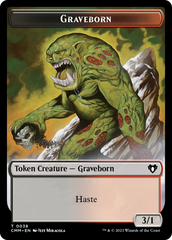 Thopter // Graveborn Double-Sided Token [Commander Masters Tokens] | Shuffle n Cut Hobbies & Games