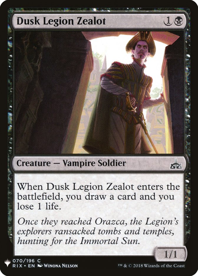 Dusk Legion Zealot [Mystery Booster] | Shuffle n Cut Hobbies & Games