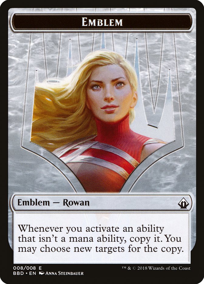 Rowan Kenrith Emblem [Battlebond Tokens] | Shuffle n Cut Hobbies & Games