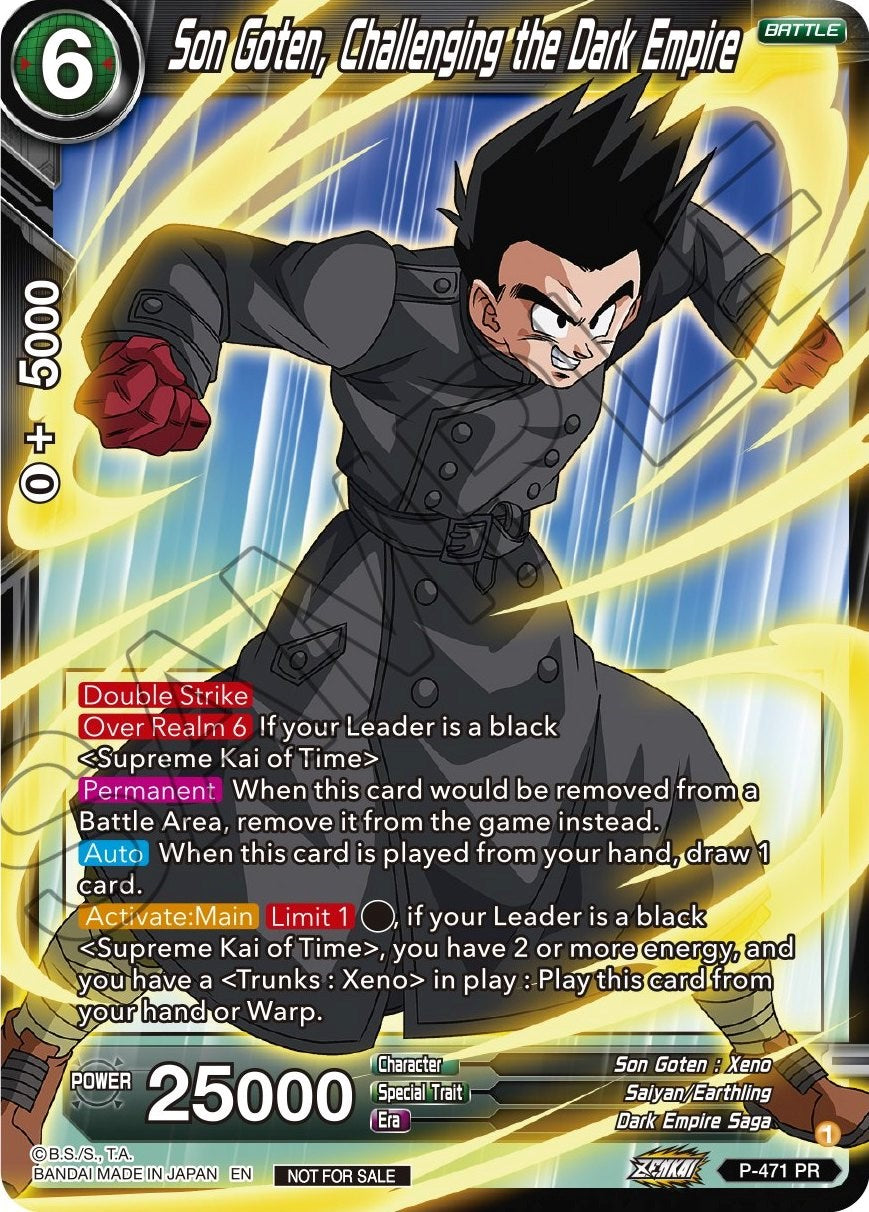 Son Goten, Challenging the Dark Empire (Z03 Dash Pack) (P-471) [Promotion Cards] | Shuffle n Cut Hobbies & Games