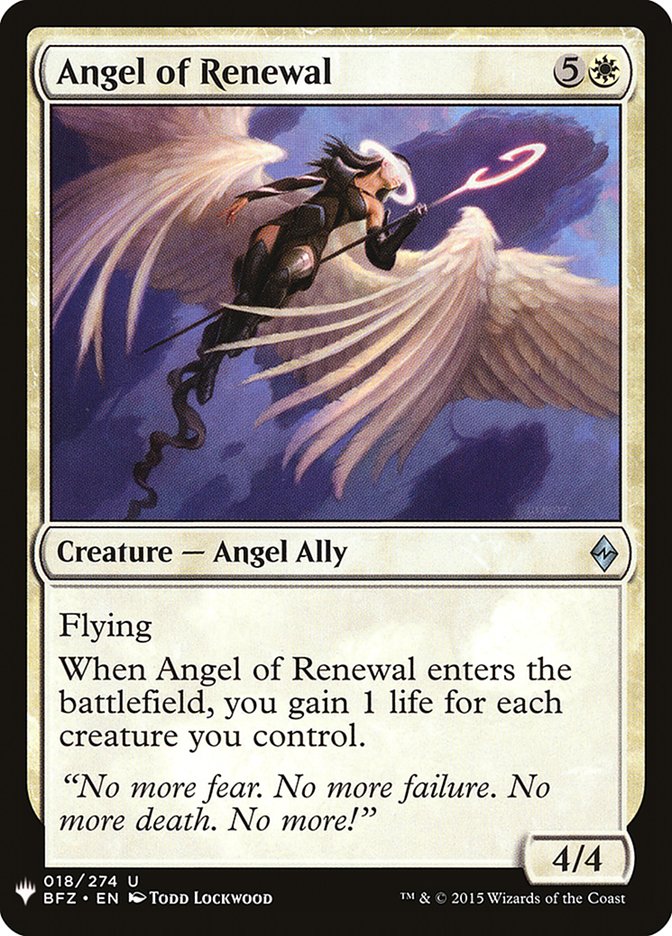 Angel of Renewal [Mystery Booster] | Shuffle n Cut Hobbies & Games