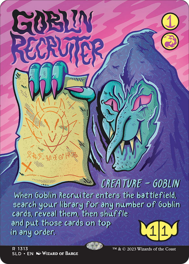 Goblin Recruiter (Rainbow Foil) [Secret Lair Drop Series] | Shuffle n Cut Hobbies & Games