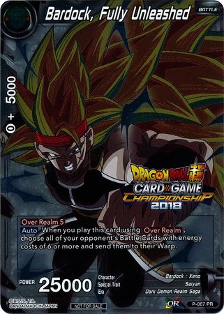 Bardock, Fully Unleashed (P-067) [Tournament Promotion Cards] | Shuffle n Cut Hobbies & Games