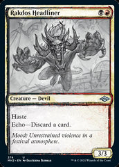 Rakdos Headliner (Sketch) [Modern Horizons 2] | Shuffle n Cut Hobbies & Games