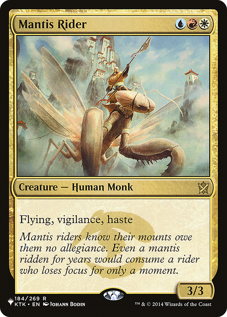 Mantis Rider [The List] | Shuffle n Cut Hobbies & Games