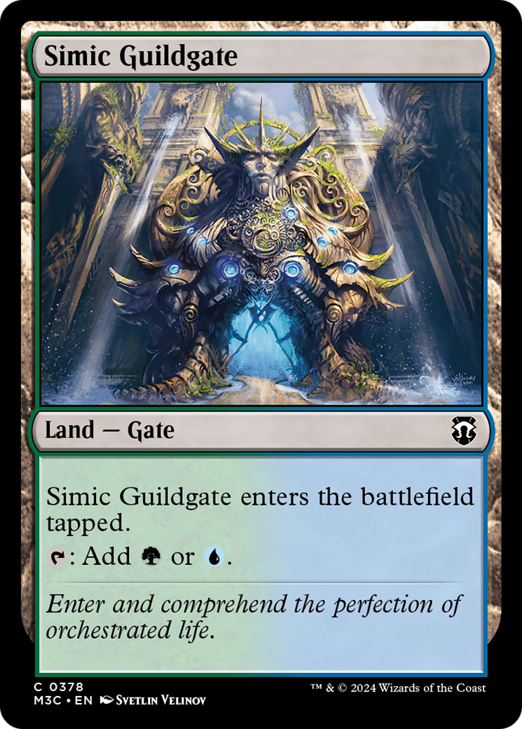 Simic Guildgate (Ripple Foil) [Modern Horizons 3 Commander] | Shuffle n Cut Hobbies & Games