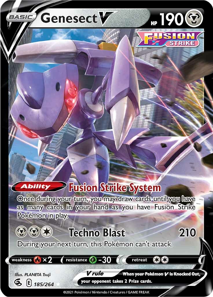 Genesect V (185/264) [Sword & Shield: Fusion Strike] | Shuffle n Cut Hobbies & Games