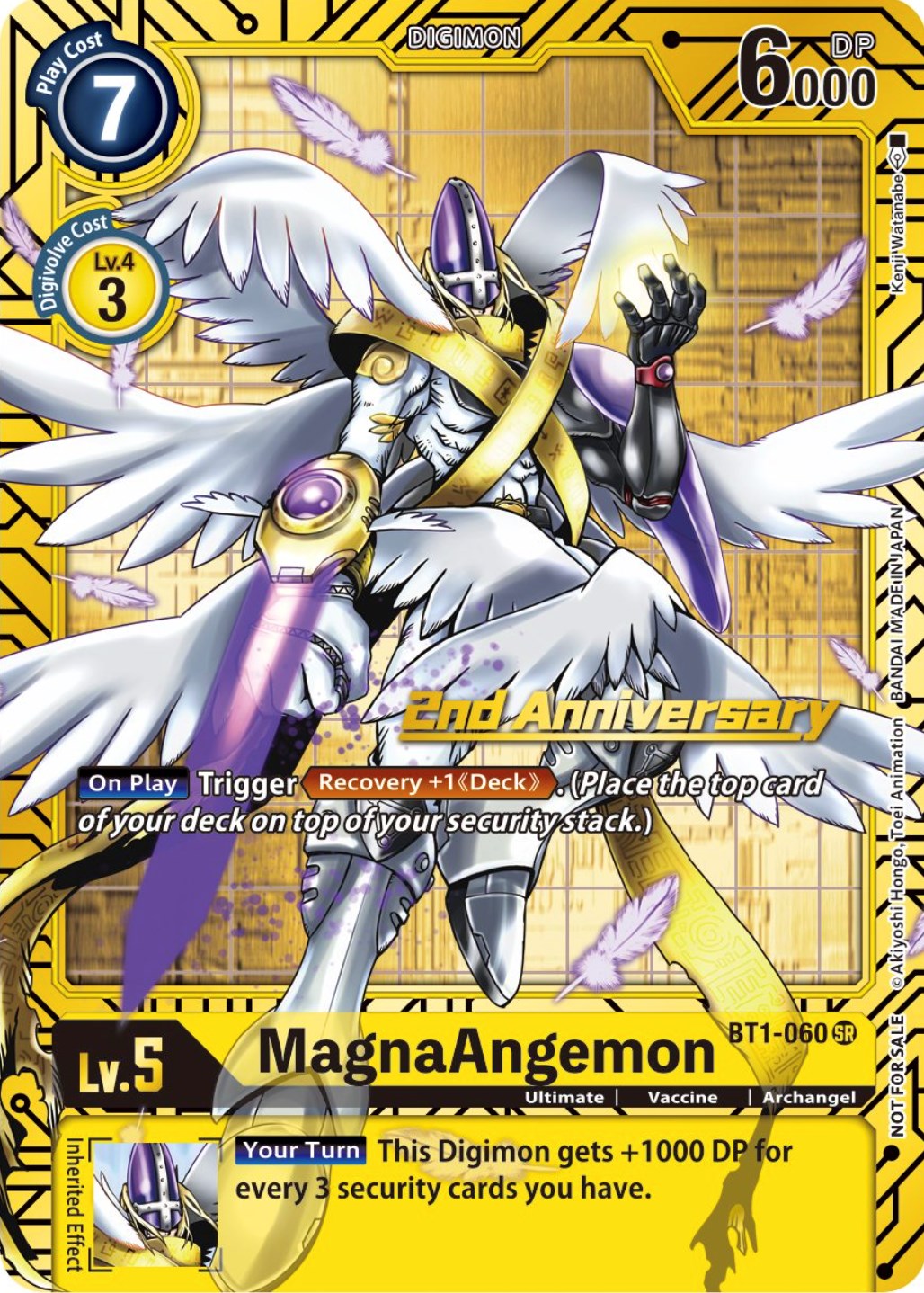 MagnaAngemon [BT1-060] (2nd Anniversary Card Set) [Release Special Booster Promos] | Shuffle n Cut Hobbies & Games