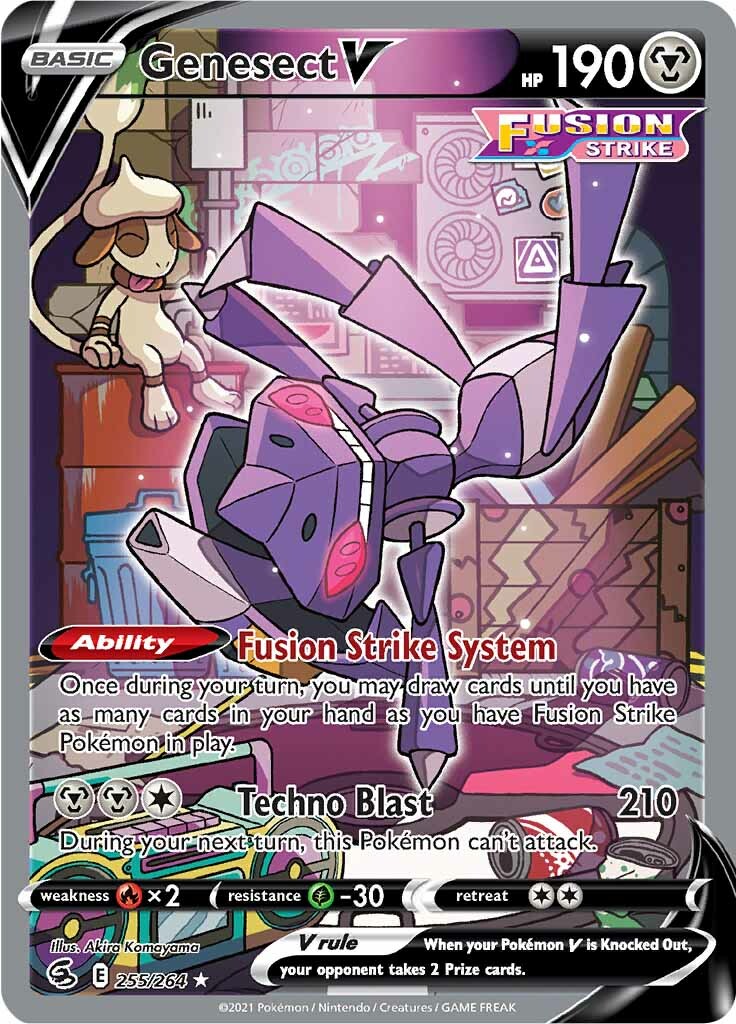 Genesect V (255/264) [Sword & Shield: Fusion Strike] | Shuffle n Cut Hobbies & Games