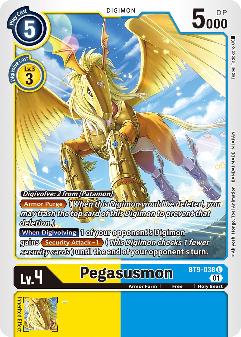 Pegasusmon [BT9-038] [X Record] | Shuffle n Cut Hobbies & Games