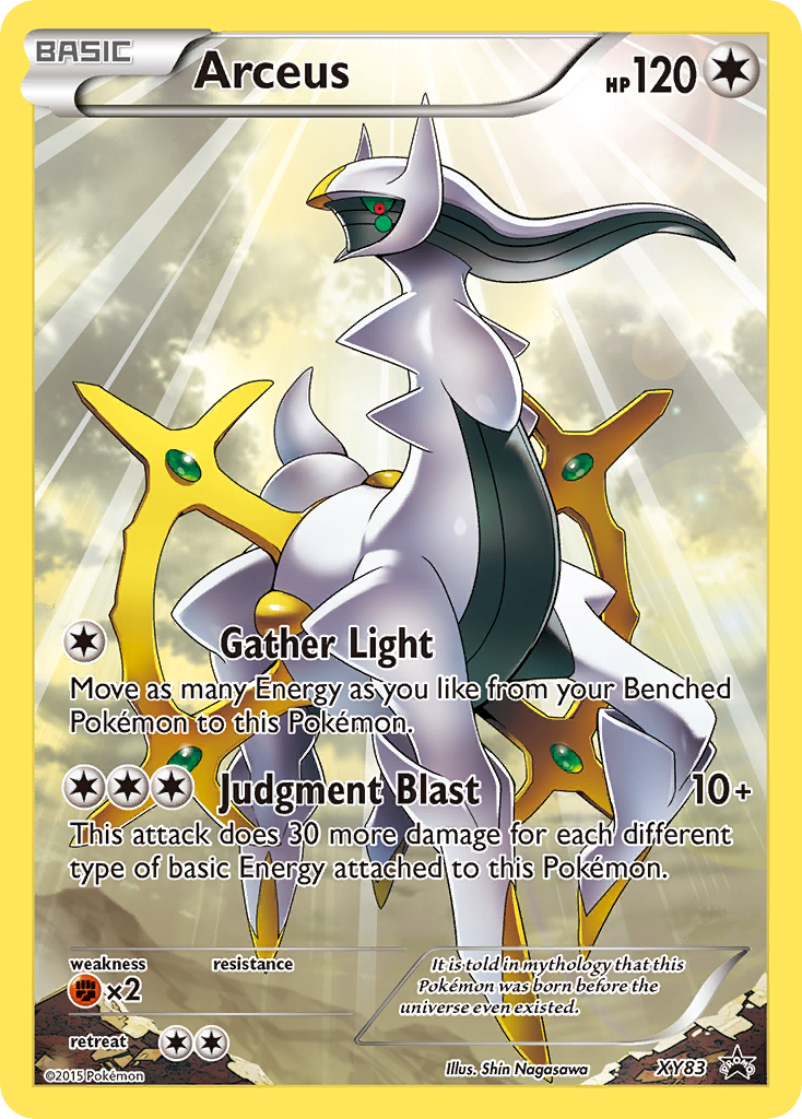 Arceus (XY83) [XY: Black Star Promos] | Shuffle n Cut Hobbies & Games